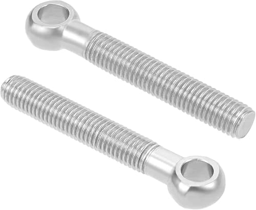 Ringschrauben for hohe Beanspruchung, 2 Stück M12 × 65 mm – 95 mm Edelstahl-Ringschrauben for Anheben von Maschinen, metrische Gewindeschraube for Rohrleitungsschieber(M12x80mm) von ZGHQHCDRH