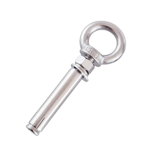 Ringschrauben for schwere Beanspruchung, Ringhebebolzen aus Edelstahl 304, M20-Deckenhaken-Ankerbefestigung for Betonwände(M20x140mm) von ZGHQHCDRH