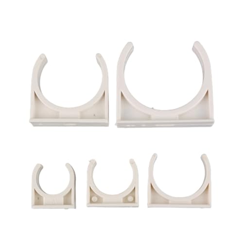 Rohrklemme, Wasserrohrhalterung, 10 Stück, 16 20 25 32 40 50 mm, PVC, Zubehör for Gartenbewässerungssysteme, Bewässerungsanschluss(50mm) von ZGHQHCDRH