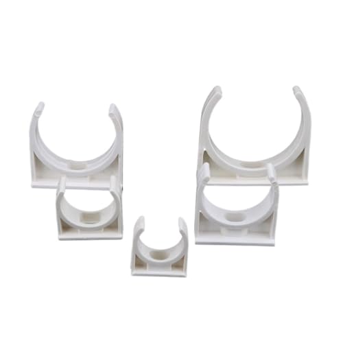 Rohrklemme, Wasserrohrhalterung, 10 Stück, 20 mm, 32 mm, 40 mm, 50 mm, PVC-Unterstützung, Versorgungsanschluss, Gartenbewässerungsarmaturen(20mm) von ZGHQHCDRH