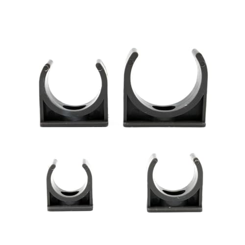 Rohrklemme, Wasserrohrhalterung, 10 Stück, PVC, 20 mm, 25 mm, 32 mm, 40 mm, PVC-Gartenbewässerungsanschluss, Hartrohrhalterung(40mm) von ZGHQHCDRH