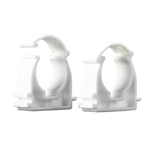 Rohrschelle, Wasserrohrhalterung, 10 Stück/Los, weißer U-Halter, Rohrdurchmesser 16 mm, 20 mm, 25 mm, 32 mm, 40 mm, 50 mm(20mm) von ZGHQHCDRH