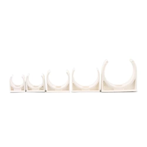 Rohrschelle, Wasserrohrhalterung 16/20/25/32/40/50 mm PVC-Anschluss Gartenbewässerung Aquarium Fischtank Bewässerungsadapter Feste Armaturen 30 Stück(25mm) von ZGHQHCDRH