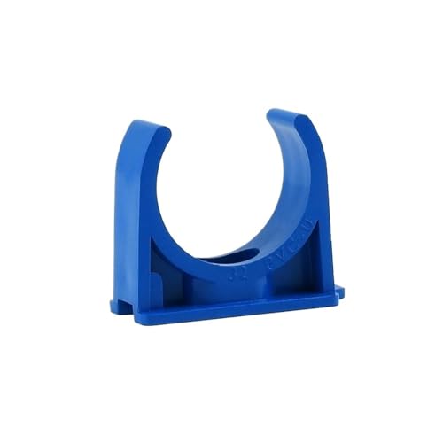 Rohrschelle, Wasserrohrhalterung 20/25/32/40/50-110 mm PVC Fester U-Typ-Clip Gartenbewässerungssystem Rohrverschraubungen 5 Stück(Blue,75MM) von ZGHQHCDRH