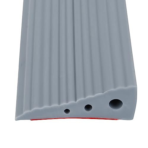 Rutschfeste Silikon-Schwellenrampe for Roboter, Rollstühle und Scooter – individuell anpassbar und einfach(Gray,6 x 2 x 100cm) von ZGHQHCDRH
