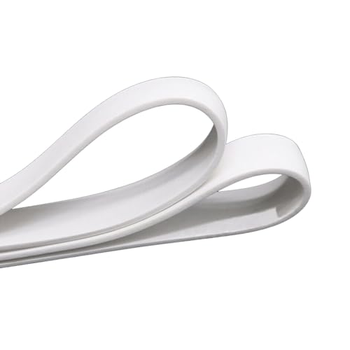Schaumdichtung, 1 Meter weißer Schwammschnur-Schaumgummistreifen, for Türen, Fenster, quadratische, solide geschäumte Silikonkautschuk-Dichtungsstreifen(5x30mm) von ZGHQHCDRH