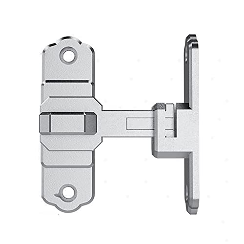 Schiebeverschluss, Schieberiegel-Türriegel, Vintage-Türschnalle, Edelstahl-Schieberiegel for Schranktüren, Schlösser mit Hardware(Silver Long) von ZGHQHCDRH