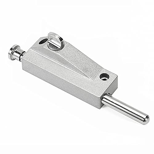 Schiebeverschluss, Türschieberiegel, Riegelschloss, Zinklegierung, bündiger Riegel for Primär- und Sekundärtüren sowie Sichtschutz-Verbundtüren, Holztüren(Silver) von ZGHQHCDRH