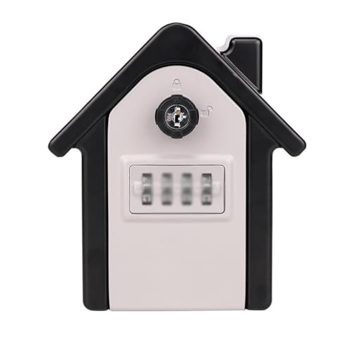 Schlüsselsicherung, Mit starkem 4-stelligen Zahlenschloss, Bester wetterfester sicherer Schlüsselkasten for den Außenbereich, for Innen- und, Zuhause, Büro, Garage, Schule, Fitnessstudio(Yellow) von ZGHQHCDRH