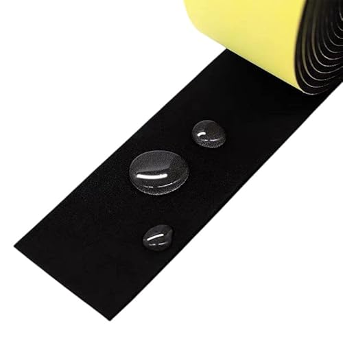 Schwarzes Schaumgummi-Streifenband – 1–10 mm dick, wasserfest, einseitig klebend, Antikollisionsdichtung for Fenster(5m X 30mm X 3mm) von ZGHQHCDRH