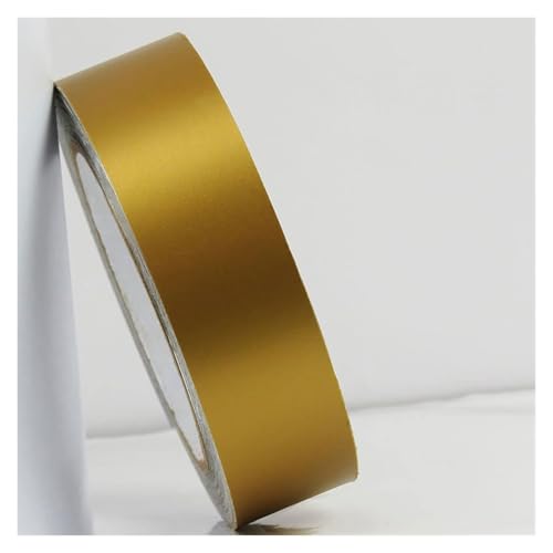 164 Fuß Zierleiste for Abziehen – Wandbordüre, selbstklebende Deckenbordüre, Türrahmen, Taillenlinie, Innendekoration, Küche, Badezimmer, Fliesen(Matte Gold,W: 1cm) von ZGHQHCDRH