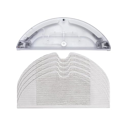 Staubsauger-Ersatzzubehör, Wassertank, Wischmopp, Kompatibel Mit Xiaomi, Kompatibel Mit Mijia, 1C STYTJ01ZHM, Ersatzteile, Heimroboter(1 Water tank 5 mop) von ZGHQHCDRH
