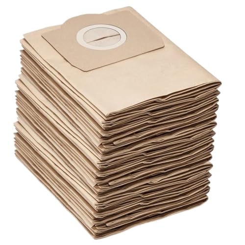 Staubsaugerbeutel, Kompatibel Mit Kärcher, 6.959-130.0 WD3 MV3 WD3, SE4001 MV1 WD3200 WD3300 A2204 A2656 Nass-Trocken-Staubsauger(15pcs) von ZGHQHCDRH