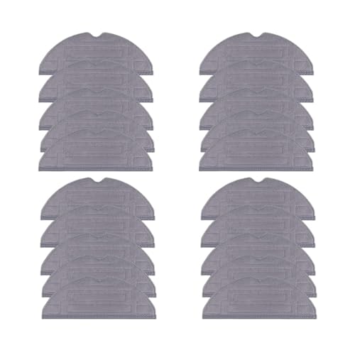 Teile For Wischlappen Mit Doppelvibration, Kompatibel Mit Roborock, G20 S8 S8 Pro Ultra S8+ S8 PLUS Staubsaugerroboter, Wischpads Und Wischtücher(20 PCS) von ZGHQHCDRH