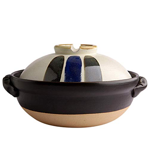 Tonauflaufform, Moderne Premier Auflaufformen mit Deckel, Haushaltswaren, Keramik-Schmortopf, temperaturbeständig, Auflauftopf, Tontopf, for Kochen von Suppen, langsames Kochen(900ml) von ZGHQHCDRH