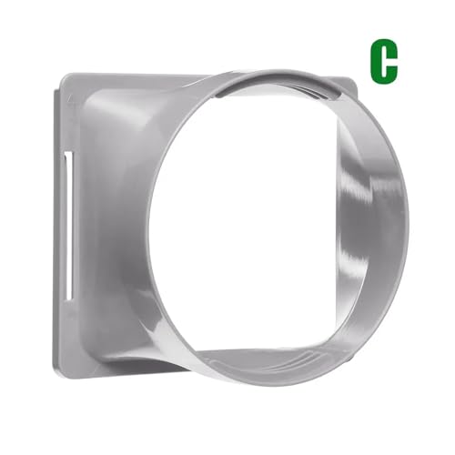 Tragbare Klimaanlage, 15 Cm Fensterdichtung, Entlüftungs-Abluftkanal, Schlauch, Schnittstellenanschluss, Adapter For Mobile Klimaanlage(1pcs white) von ZGHQHCDRH