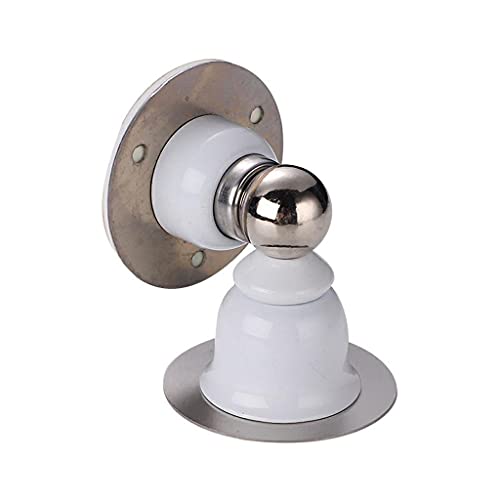 Türhalter, Edelstahl Türstopper Aufkleber Toilette Glas versteckte Türhalter fangen Boden Nagelfreie Türstopper Türbeschläge von ZGHQHCDRH
