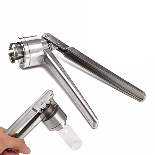 Verschließzange, Flip-Off-Verschlusswerkzeug for Glasflaschen aus Aluminium und Kunststoff, runder Griff, Handversiegelung for Flaschen(B20mm) von ZGHQHCDRH