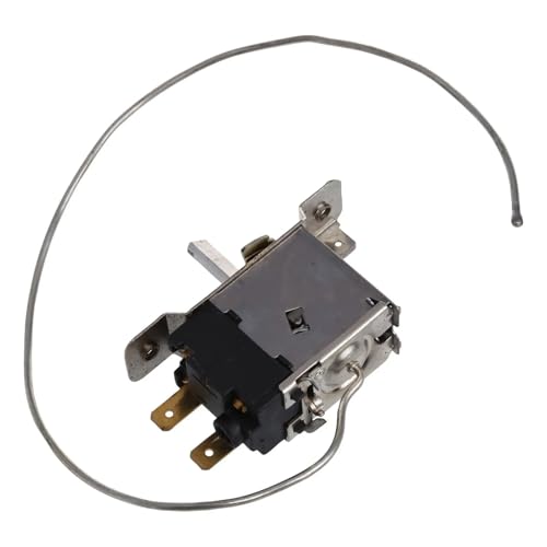 WPF22A 2Pin Kühlschrank Kälte Thermostat AC 220-250V A 50/60Hz Kühlschrank Zubehör 30cm Metall Kabel von ZGHQHCDRH