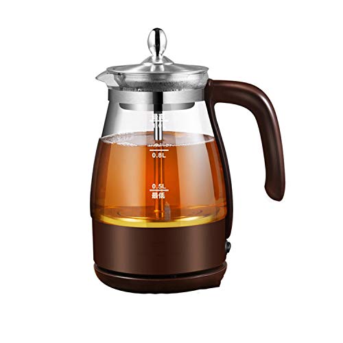 Wasserkocher, mit Teesieben for loses Teeglas, Teekanne und Stövchen-Set, 600 W, B (Farbe: B)(C) von ZGHQHCDRH