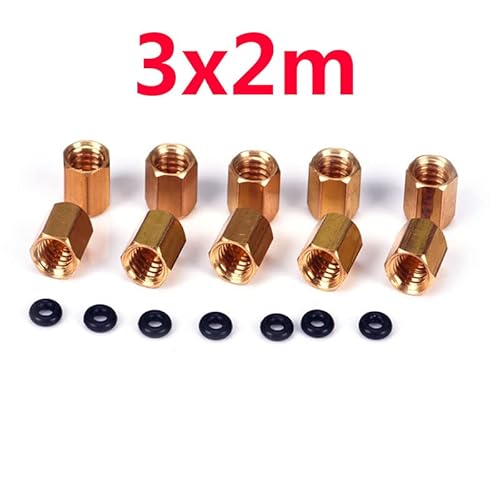 ZGHQHCDRH 20pcs Copper Screw O Ring for Damper DX4 with 4 * 3mm 3 * 2mm Ink Tube(3x2mm) von ZGHQHCDRH