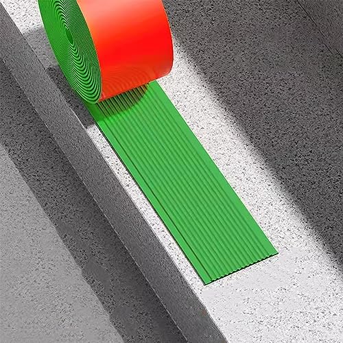ZGHQHCDRH 3 m Lange Selbstklebende PVC-Bodenübergangsleiste – Kantenschutz for den Innen- und Außenbereich for sichere Bodenbeläge(Green,5cm Wide) von ZGHQHCDRH
