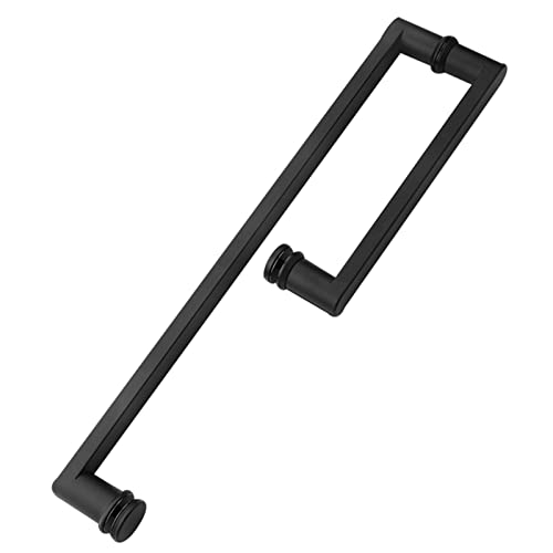 ZGHQHCDRH Badezimmerglas Verdickter 304 Edelstahl Doppelseitiger Push-Pull-Tür-Schiebetür-Haltegriff, L-förmig von ZGHQHCDRH
