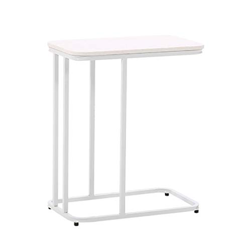 ZGHQHCDRH Beistelltisch, L-förmiger Nachttisch/Nachttisch aus Schmiedeeisen, Tischplatte aus Marmor ZGHQHCDRH Beistelltisch, L-förmiger Nachttisch/Nachttisch aus Schmiedeeisen, Tischplatte aus Marmor von ZGHQHCDRH