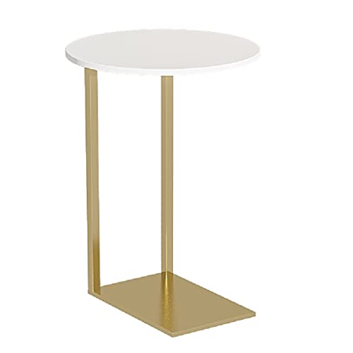 ZGHQHCDRH Beistelltisch, Leichter skandinavischer Luxus-Einzelsofa-Esstisch for Milchteeladen, Erfrischungs-Beistelltisch, Nachttisch im Schlafzimmer, Freizeittisch auf dem Balkon von ZGHQHCDRH