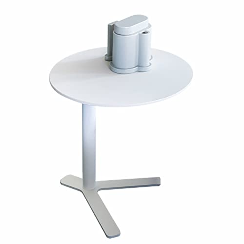 ZGHQHCDRH Beistelltisch, Runder Nachttisch fürs Schlafzimmer, Mini-Ecktisch, Milchtee-/Dessert-/Cafétisch(White,50x70cm) von ZGHQHCDRH
