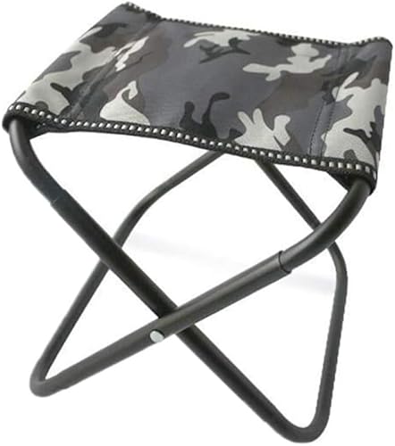 ZGHQHCDRH Campinghocker, Campinghocker, Stabiler, verschleißfester Klapphocker, Gartenbank, Outdoor-Hocker, Erwachsenenhocker, Faltbarer Camping-Angelhocker von ZGHQHCDRH