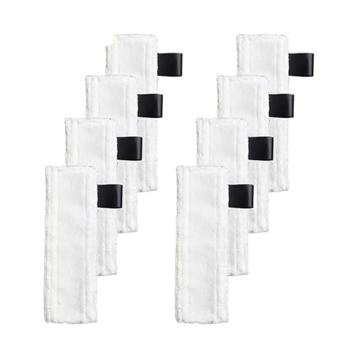ZGHQHCDRH Ersatz-Dampfreiniger-Bodenwischtuch-Bezüge, Lappen, Pads, Kompatibel Mit Kärcher, Easyfix SC1 SC2 SC3 SC4 SC5 Staubsauger-Ersatzteile, Staubbeutel for Roboterstaubsauger(8pcs) von ZGHQHCDRH