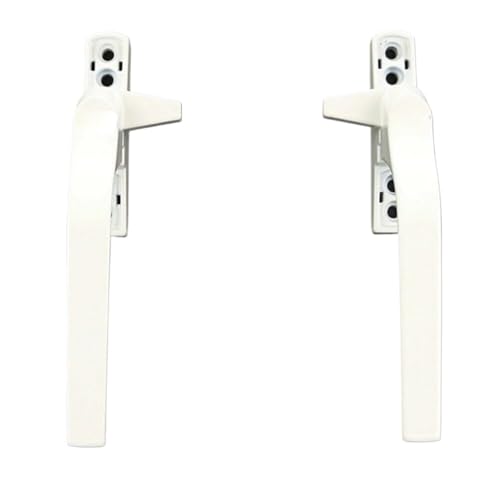 ZGHQHCDRH Fenstergriffe, Externer flacher Griff aus Aluminiumlegierung for Fenster, universeller 7 mm breiter, Fensterzubehör, Baubeschläge, 1 Set/1 Stück links und rechts von ZGHQHCDRH