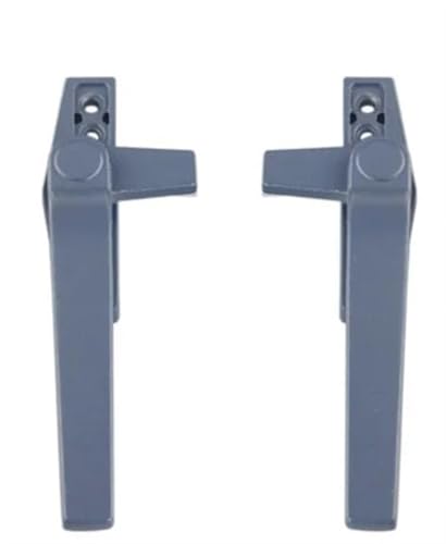 ZGHQHCDRH Fenstergriffe, Verdickter offener Türgriff aus Aluminiumlegierung mit Schloss, Push-Fenstergriff, altes, Schnalle, Tür- und Fenstergriffe, Heim-Hardware, 1 Set(Grijs) von ZGHQHCDRH