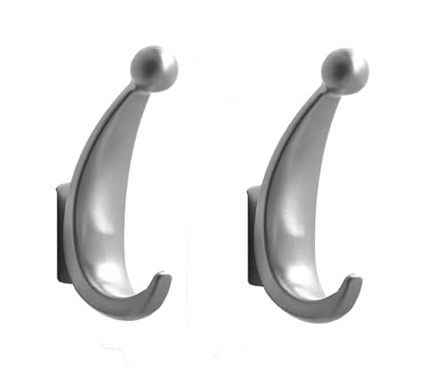 ZGHQHCDRH Garderobenständer, Kleiderhaken-Aufbewahrung, Türhänger, Wandhaken, Edelstahl-Metallhaken for Badezimmer, Waschküche, Küchentür, for Aufhängen von Handtüchern, Mänteln, Schlüsseltaschen ZGHQHCDRH Garderobenständer, Kleiderhaken-Aufbewahrung, Türhänger, Wandhaken, Edelstahl-Metallhaken for Badezimmer, Waschküche, Küchentür, for Aufhängen von Handtüchern, Mänteln, Schlüsseltaschen von ZGHQHCDRH