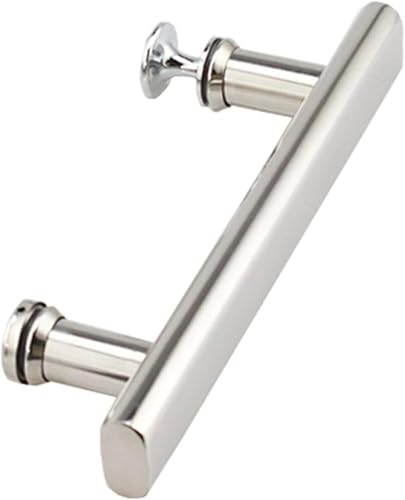 ZGHQHCDRH Griffe für Badezimmertüren, Badezimmer-Türgriff for Glastüren, Push-Pull-Türgriff aus 304 Edelstahl, vollständig poliertes Edelstahl-Finish(350mm) von ZGHQHCDRH