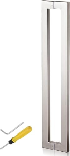 ZGHQHCDRH Griffe für Badezimmertüren, Robustes Schiebetürgriff-Set for Scheunentore, moderner Stangengriff aus Edelstahl, alle Installationsbeschläge im Lieferumfang enthalten(Onecolor,60Cm/24Inch) ZGHQHCDRH Griffe für Badezimmertüren, Robustes Schiebetürgriff-Set for Scheunentore, moderner Stangengriff aus Edelstahl, alle Installationsbeschläge im Lieferumfang enthalten(Onecolor,60Cm/24Inch) von ZGHQHCDRH