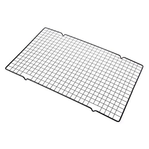 ZGHQHCDRH Grills, Antihaftbeschichteter quadratischer Grillrost for den Grill, schwarzer Backnetz-Maschenrost von ZGHQHCDRH