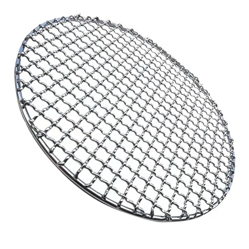 ZGHQHCDRH Grills, Mesh Barbecue Grills Antihaft-Drahtnetz Holzkohle BBQ Grill Maschen Rack(29.5cm Diameter) von ZGHQHCDRH