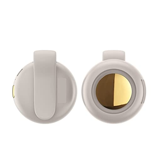 ZGHQHCDRH Handgehaltene Ventilatoren, Tragbarer Ventilator Tragbarer USB-Ventilator Clip-On-Ventilator Kühlung Persönliche for Büro Haushalt Reisen Sommer Kühler Klimaanlage(White) von ZGHQHCDRH