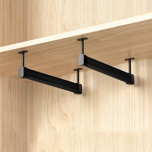 ZGHQHCDRH Kleiderstangenaufhänger zur oberen Montage, U-förmige Kleiderstangen für Kleiderschrank, Schlafzimmer, Küchenschränke – langlebiger Stützhalter ZGHQHCDRH Kleiderstangenaufhänger zur oberen Montage, U-förmige Kleiderstangen für Kleiderschrank, Schlafzimmer, Küchenschränke – langlebiger Stützhalter von ZGHQHCDRH