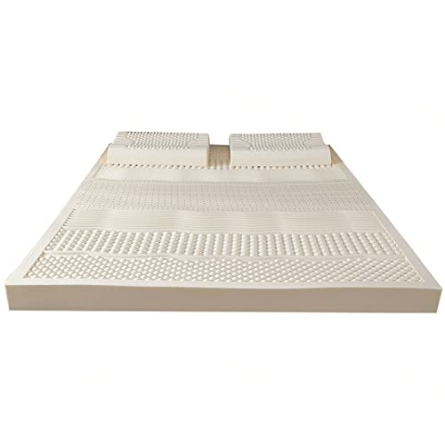 ZGHQHCDRH Latexmatratze, 7 Stützzonen – weich und bequem, milbenhemmend sterilisierend, innere Wabenstruktur, Naturlatex-Matratze(7.5cm,90X200cm) von ZGHQHCDRH