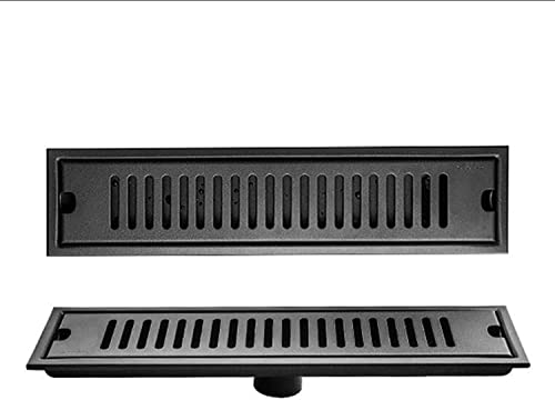 ZGHQHCDRH Linearer Duschablauf mit Haarsieb, rechteckiger Duschbodenablauf aus SUS304 mit Abnehmbarer Abdeckung, Bodenablauf und Keller(70cm/27.5'') von ZGHQHCDRH