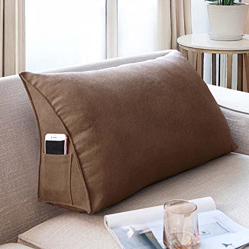 ZGHQHCDRH Lordosenstützkissen für das Kopfteil von Bett und Sofa – weiches Lesekissen mit atmungsaktivem, abnehmbarem und waschbarem Bezug – ideal für Komfort und Rückenunterstützung von ZGHQHCDRH