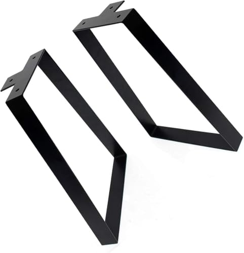 ZGHQHCDRH Metallbankbeine 2er Set, Trapezförmige Esstischbeine aus Metall, Schwere Haarnadelbeine aus Metall for Büromöbelbeine, Couchtischbeine, ZGHQHCDRH Metallbankbeine 2er Set, Trapezförmige Esstischbeine aus Metall, Schwere Haarnadelbeine aus Metall for Büromöbelbeine, Couchtischbeine, von ZGHQHCDRH