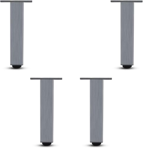 ZGHQHCDRH Möbelbeine, 4 Stück Möbelbeine, verstellbare Möbelstützfüße, DIY-Ersatzbeine, Stützbeine for Couchtisch/TV-Schrank/Schrank/Badezimmerschrank(30cm(11.8in)) von ZGHQHCDRH