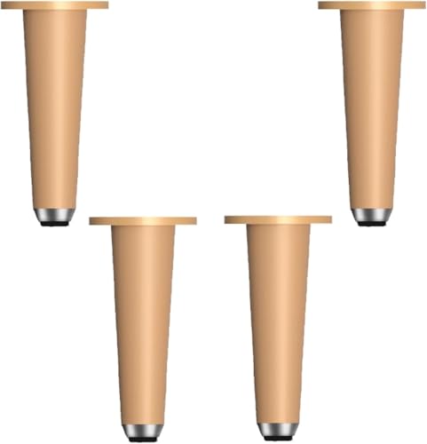 ZGHQHCDRH Möbelbeine, 4 Stück verstellbare Möbelbeine, Sofa-Stützfuß, verdickte Ersatz-Metallbeine for Schrank, Tisch, Stuhl, Sofa, DIY-Möbelfüße(OneColor,210mm/8.3in) von ZGHQHCDRH