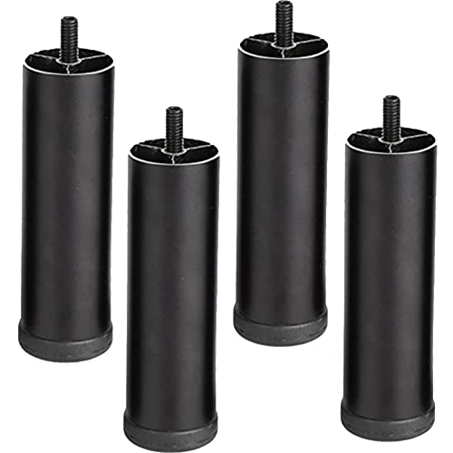 ZGHQHCDRH Möbelheber, 4 Stück verstellbare Möbelbeine, Dicke Metallschrankbeine, Tischbeine, verstellbare Füße for Sofa, Bett, Schrank, Couch, Küche, Frühstücksbar, Fernseher(18cm/7.1in) von ZGHQHCDRH