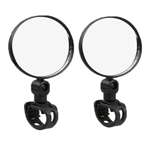 ZGHQHCDRH Motorrad-Seitenspiegel Seitenspiegel Lenker Rückspiegel für Fahrrad Motorrad 360 Rotation Einstellbar für Fahrradfahren Radfahren Spiegel(2pcs Tybe A) von ZGHQHCDRH