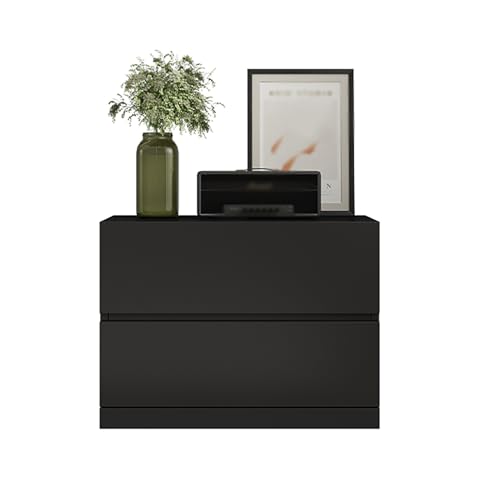 ZGHQHCDRH Nachttisch, Bücherregal, einzigartiger Nachttisch, moderner, Holz-Beistelltisch, Kommode for Schlafzimmer, Bauernhaus-Möbel, Aufbewahrungsorganisator(Dark Gray) von ZGHQHCDRH